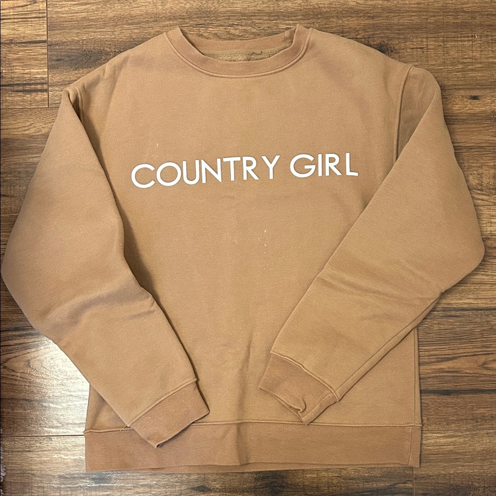Brunette The Label Brown Country Girl Sweatshirt